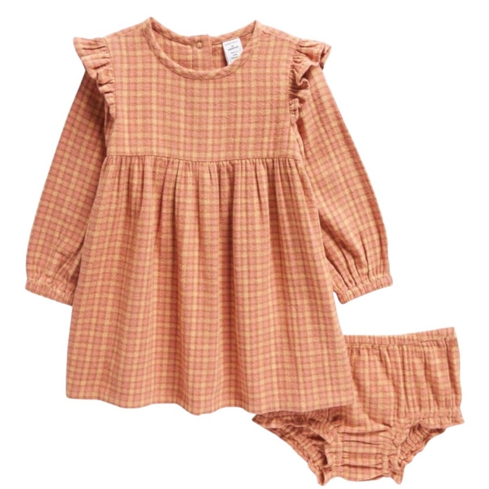Nordstrom Ruffle Flannel Dress